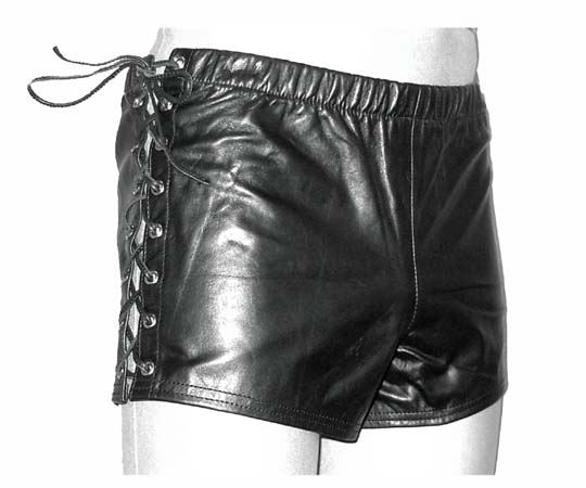 Kookie Int'l :: Leather Shorts For Halloween